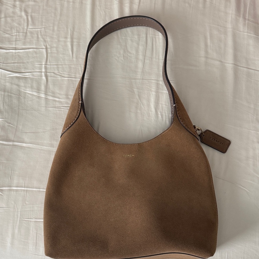 Coach Brooklyn 28 Suede Hobo Bag